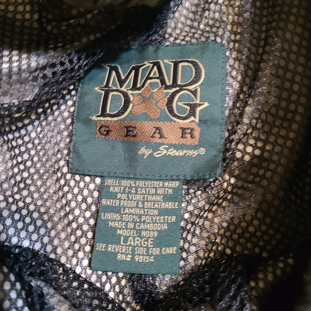 Mad Dog Gear Camo Pants Mens L Realtree Mesh Lined Hunting 28-40 x 31 - Picture 3 of 5